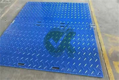 Double-sided pattern ground protection boards 10×10 for swamp ground